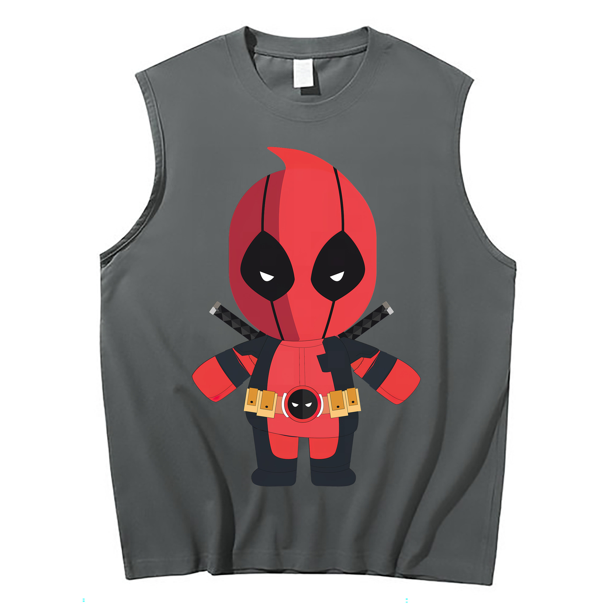 （画像用） Deadpool デッドプール コットン100％タンクトップ（フロントプリント）
